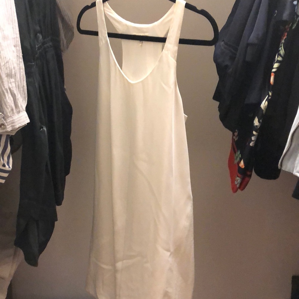 Rag and bone white crepe dress